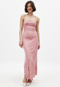 Платье макси FLORAL NA-KD, розовый