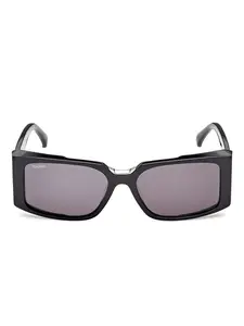 Солнцезащитные очки в прямоугольной оправе Max Mara, черный