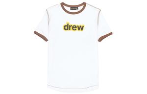 Футболка с логотипом Letter Series, унисекс, белая Drew House, белый