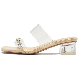 Тапочки-слайды 5 см женские AGSDON, Apricot