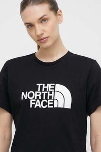 Хлопковая футболка The North Face, черный