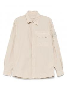 Рубашка с нашивкой Compass Stone Island, нейтральный