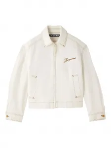 Пиджак с вышивкой JACQUEMUS, белый