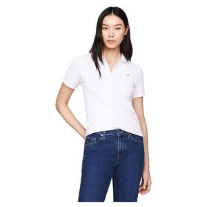 Поло Tommy Hilfiger 1985 Slim Fit, белый