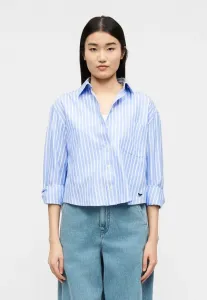 Картонная блузка на пуговицах Weekend Max Mara, Azzurro