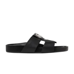 Шлепанцы Christian Louboutin Dhabubizz Flat Slide 'Black', черный