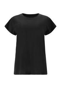 Футболка хаймор в элегантном базовом стиле из чистого хлопка Cruz, черный