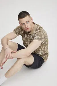 Рубашка-поло из смеси "BLEND BHPolo", цвет Crockery