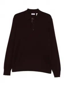 Рубашка поло на пуговицах Burberry, красный