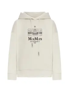 Графическое худи Smmandrea 'S Max Mara, бежевый