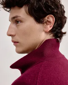 Мужская куртка на молнии Dustin, бордовый