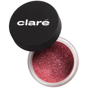 Блестящие тени для век золотисто-малиновые 878 Claré Clare Makeup, 0,4 гр