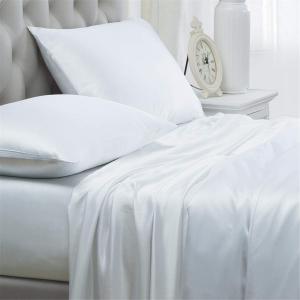 Orose Комплект постельного белья Orose шелковый из тутового шелкопряда 22 Momme атласный бесшовный White