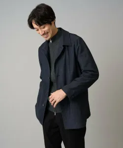 Неприхотливый в уходе тренч из денима, напоминающий по стилю джинсы (можно стирать в машине) Avv, цвет Navy