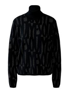 Свитер серебристо-черного цвета Oui