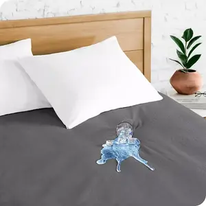 Водонепроницаемый наматрасник, размер King Bare Home, grey