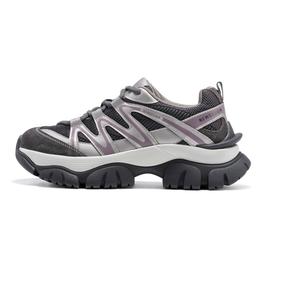 AOKANG Женские низкие кроссовки с нескользящей подошвой, массивные, фиолетовые