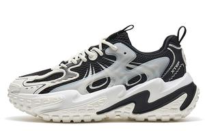 Кроссовки XTEP Chunky Sneakers Men Low-top Black/White, черный/белый