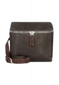 Сумка через плечо Box кожаная 21 см HAROLD'S, тауп