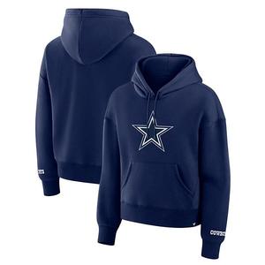 Женский худи Dallas Cowboys Legacy из флиса цвета navy Fanatics