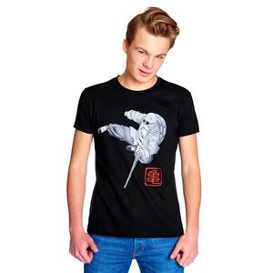 Футболка Dragon Ball Z - Muten Roshi Kick черная