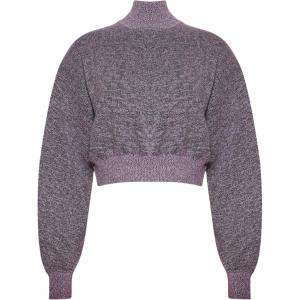 Укороченный джемпер Alexander Wang, серый/розовый