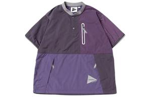 And Wander Gramicci X Patchwork Wind Tee 'Multicolor/Purple'