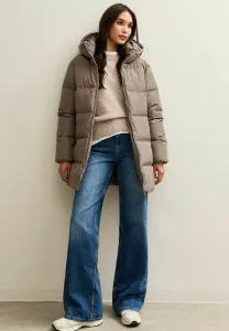 Зимнее пальто-пуховик средней длины New Look, Mink