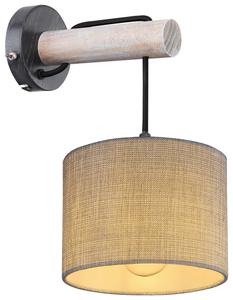 Настольная лампа Globo серый, черный, 18/25,5/33,5 см