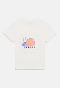 Футболка Stella McCartney Kids Print T-shirt, Ivory/White