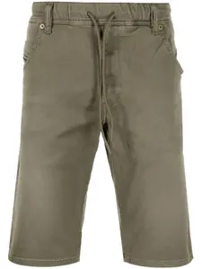 Джинсовые шорты с кулиской DIESEL, зеленый