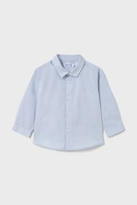 Детская хлопковая рубашка Mayoral, синий