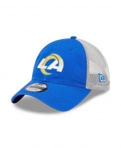 Мужская кепка Royal, натуральный цвет Los Angeles Rams Loyal 9TWENTY Trucker Snapback New Era