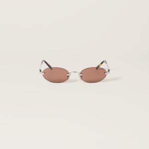 Солнцезащитные очки Miu Miu, коричневый