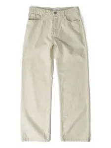 Джинсы с пятью карманами AMI Paris, белый