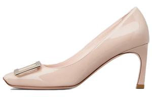 Туфли-лодочки Trompette с декоративной пряжкой Roger Vivier, розовые