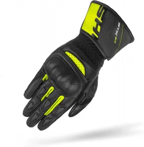 Мотоциклетные перчатки SHIMA STX, мужские, кожаные, длинные, летние, для защиты сенсорных экранов, туристические, с вентиляцией и усиленными стеклоочистителями (мужские, флуоресцентные, размер L), Men's/Fluo
