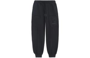 LiNing Трикотажные спортивные штаны мужские черные