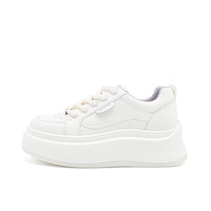 SAFIYA Женские устойчивые к истиранию низкие повседневные туфли на платформе бежево-фиолетовые, цвет Beige Purple