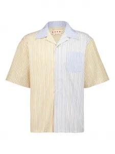 Рубашка в полоску Marni, нейтральный