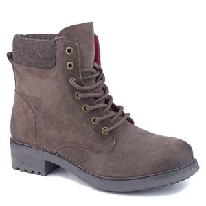 Замшевые кожаные ботинки Warwick на шнуровке Frank James, коричневый