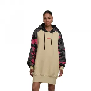 Платье Dangerous Dngrs Trust long sleeve short, бежевый