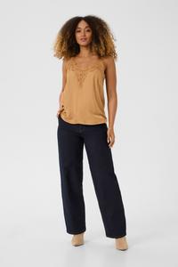 Топ Cream, коричневый