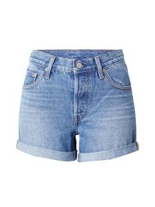Повседневные джинсы LEVI'S  501 ROLLED SHORT, синий джинсовый