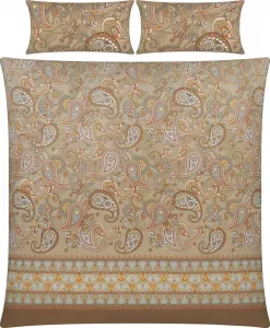 Постельное белье бежевое 1x 200x200 см + 2x 40x80 см Erwin Müller