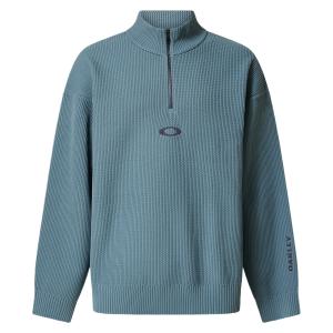 Oakley Мужские винтажные джинсовые свитера синего цвета с воротником-стойкой средней жесткости