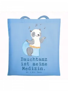 Сумка для переноски Mr & Mrs Panda Panda Bauchtanz, небесно-синий