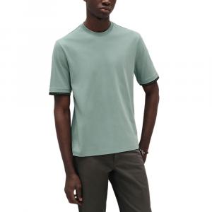 Футболка мужская голубая Cyan HERMES, зеленый