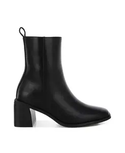 Ботинки Muskox с квадратным носком из искусственной кожи London Rag, черный