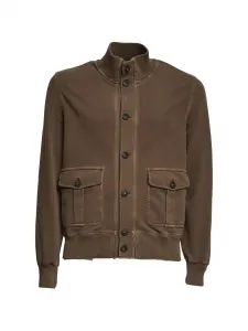 Жакет с накладными карманами на пуговицах Circolo 1901, коричневый